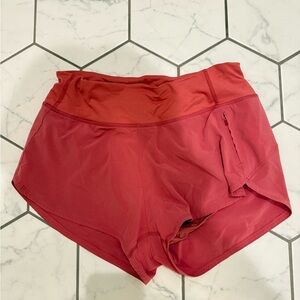 Women's Salmon Athletic Shorts